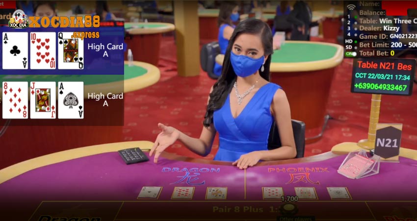 Cách thức chơi Win Three Card tại Xocdia88